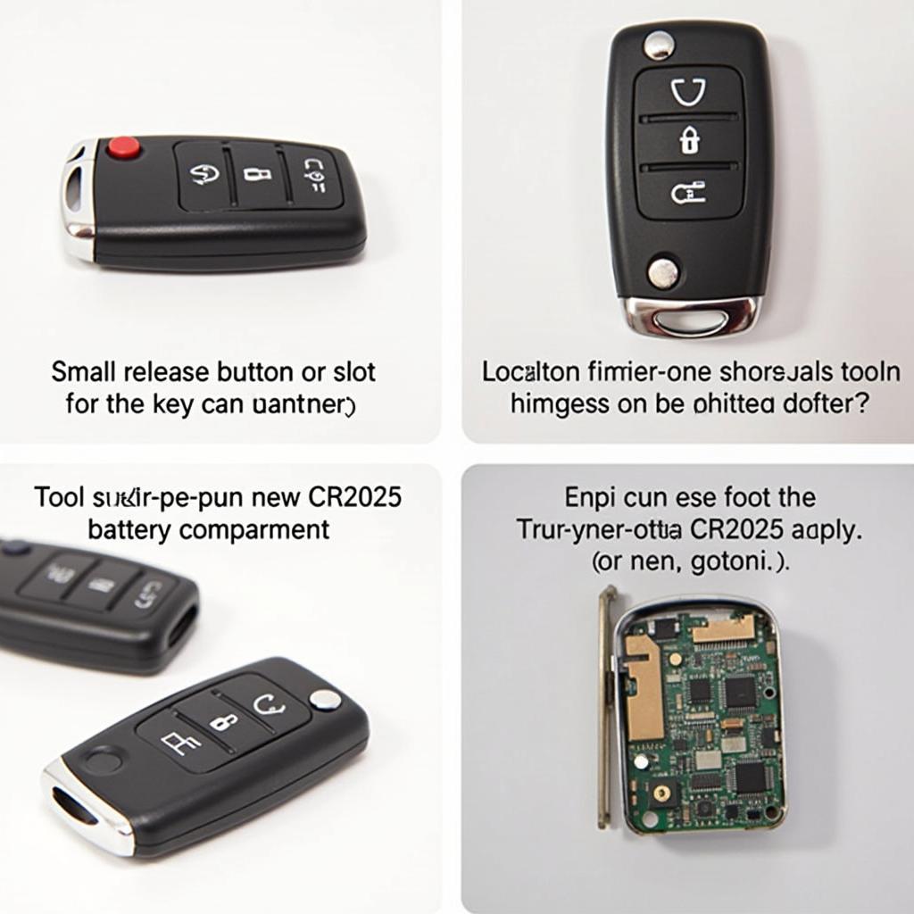 Locating the battery compartment on a 2015 Mercedes ML350 key fob