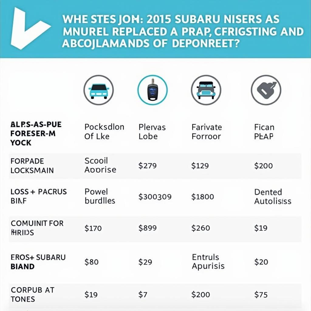 2015 Subaru Forester Key Fob Replacement Options: Dealership vs. Locksmith