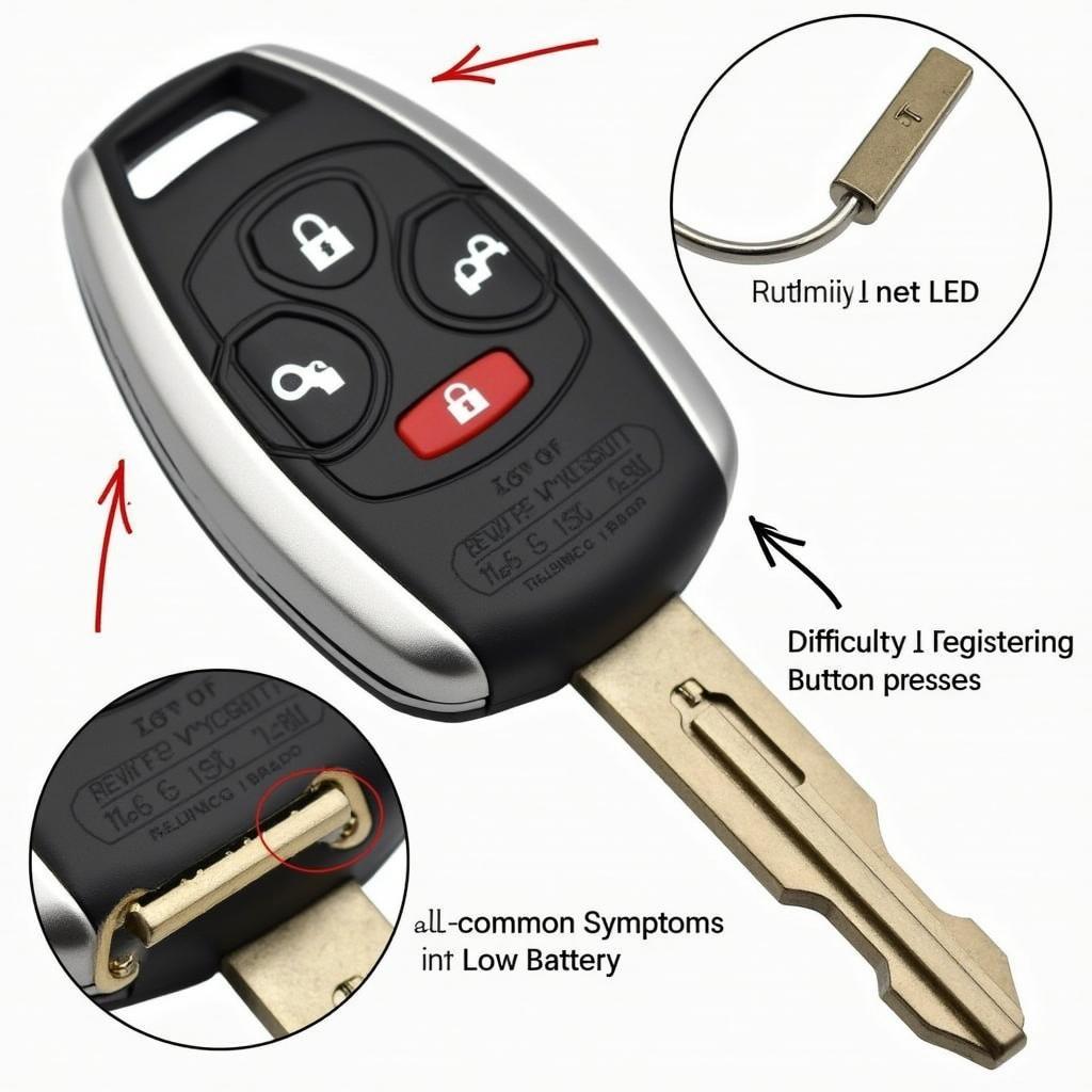 2015 Toyota Corolla Key Fob Showing Signs of Low Battery