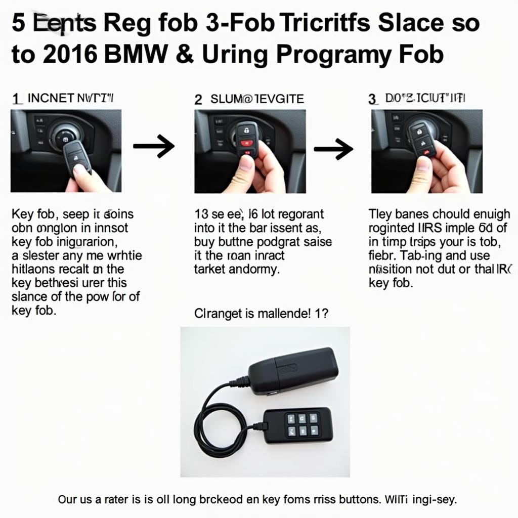 2016 BMW 340i Key Fob Programming Process