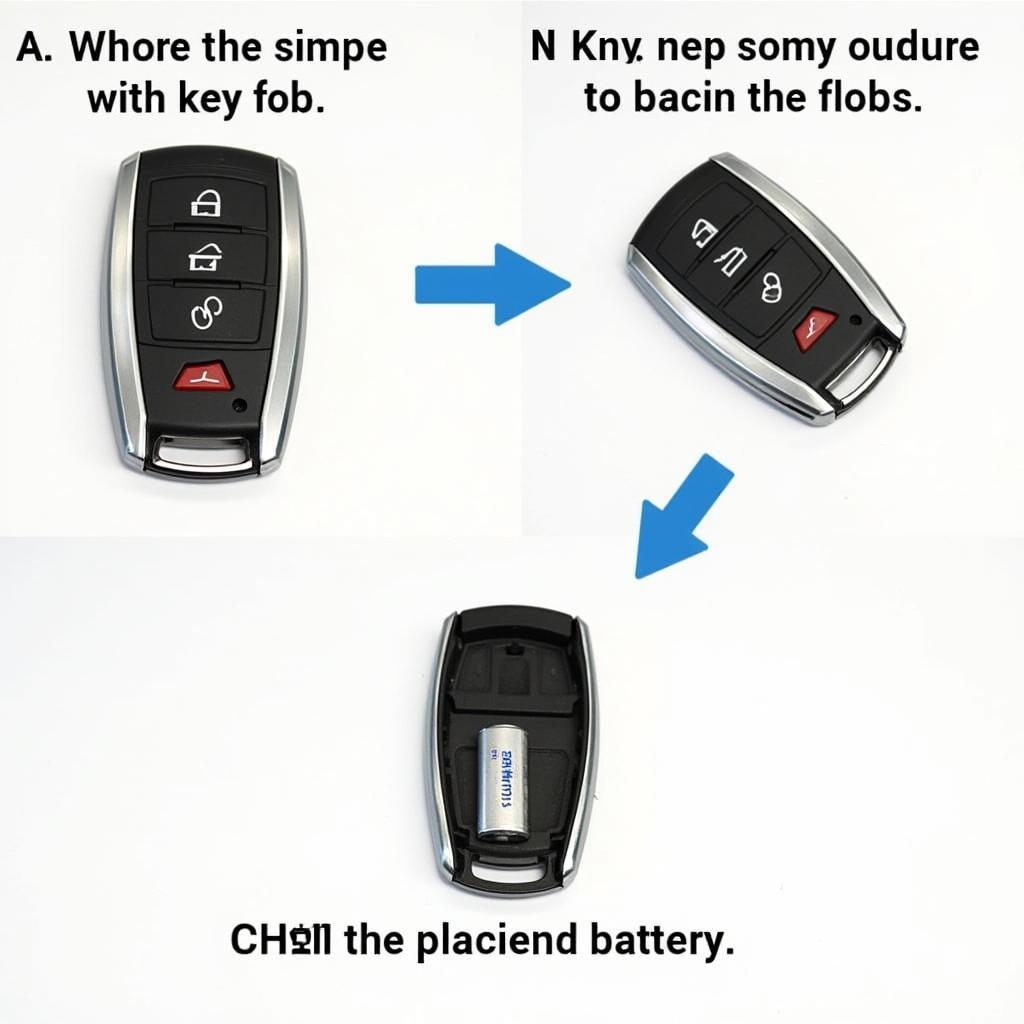 Replacing the key fob battery in a 2016 Chevy Cruze