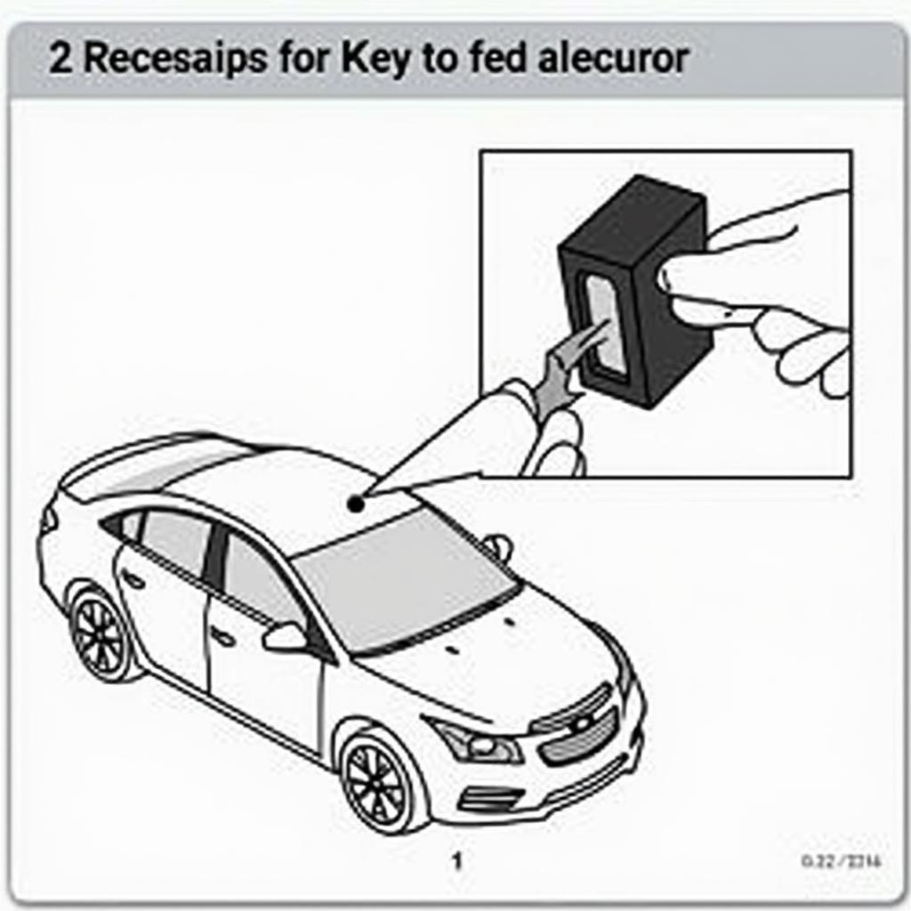 Locating the key fob receiver in a 2016 Chevy Cruze