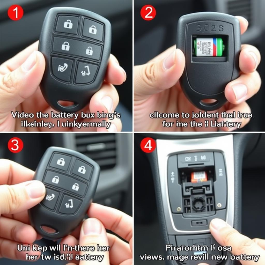 Replacing the battery in a 2016 Chrysler 200 key fob