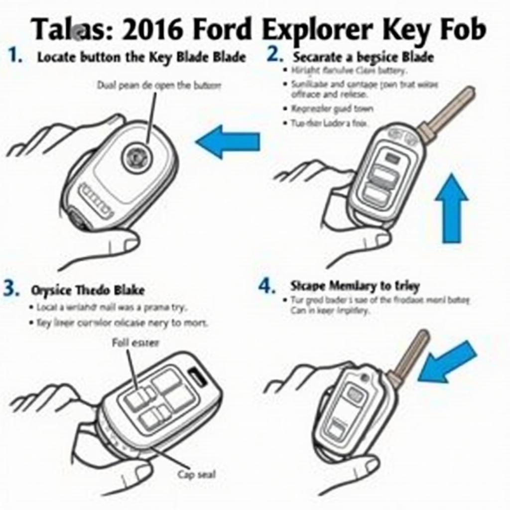 Step-by-step guide to change the 2016 Ford Explorer key fob battery