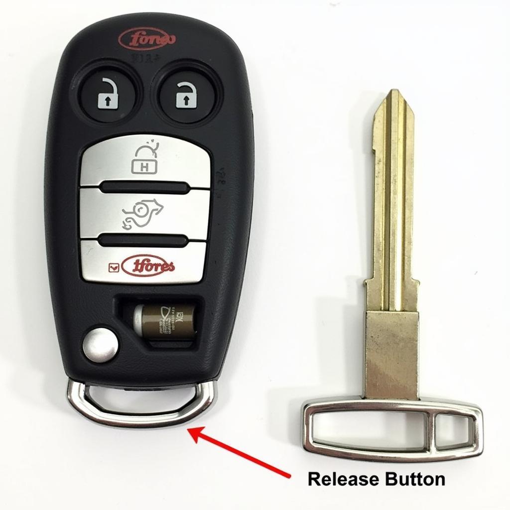 2016 Ford Fiesta Key Fob Battery Compartment Open