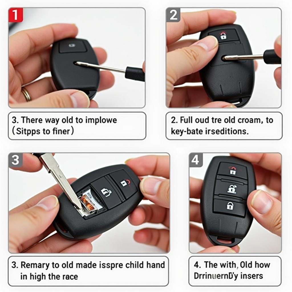 Replacing the battery in a 2016 Ford Fusion key fob