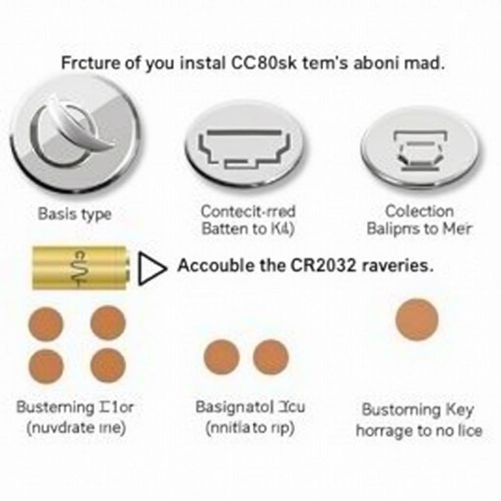 Compatible Battery Types for 2016 Honda CRV Key Fob