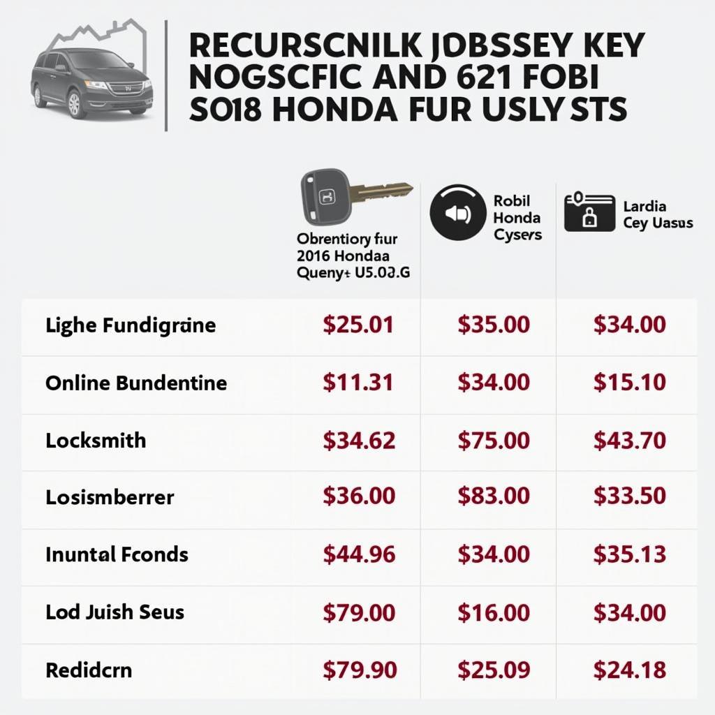 Replacing a 2016 Honda Odyssey Key Fob: Where to Buy and Cost Factors