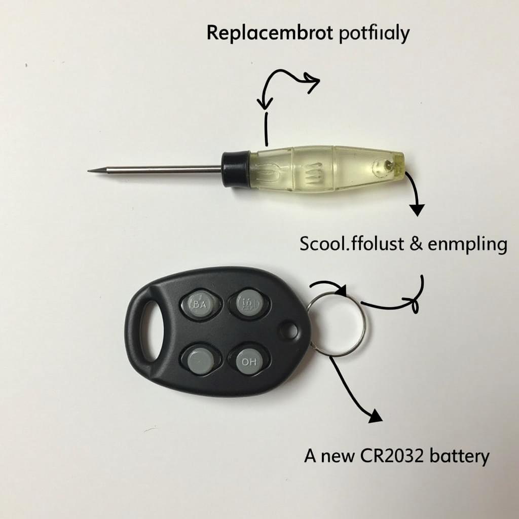 2016 Honda Pilot Key Fob Battery Replacement Tools