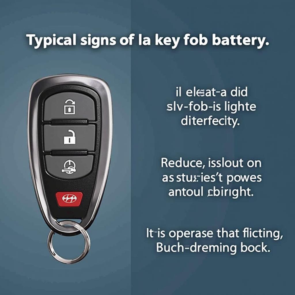 2016 Hyundai i10 Key Fob Showing Signs of Low Battery