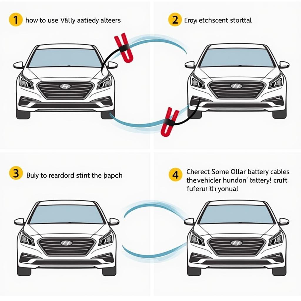 Jump-starting a 2016 Hyundai Sonata with a dead battery