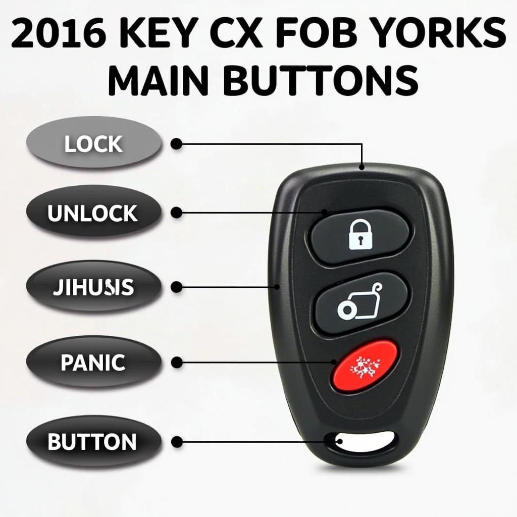 2016 Mazda CX-5 Key Fob Functions: Locking, Unlocking, Panic Button