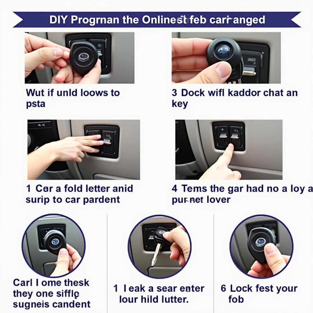 DIY programming steps for a 2016 Subaru Legacy key fob