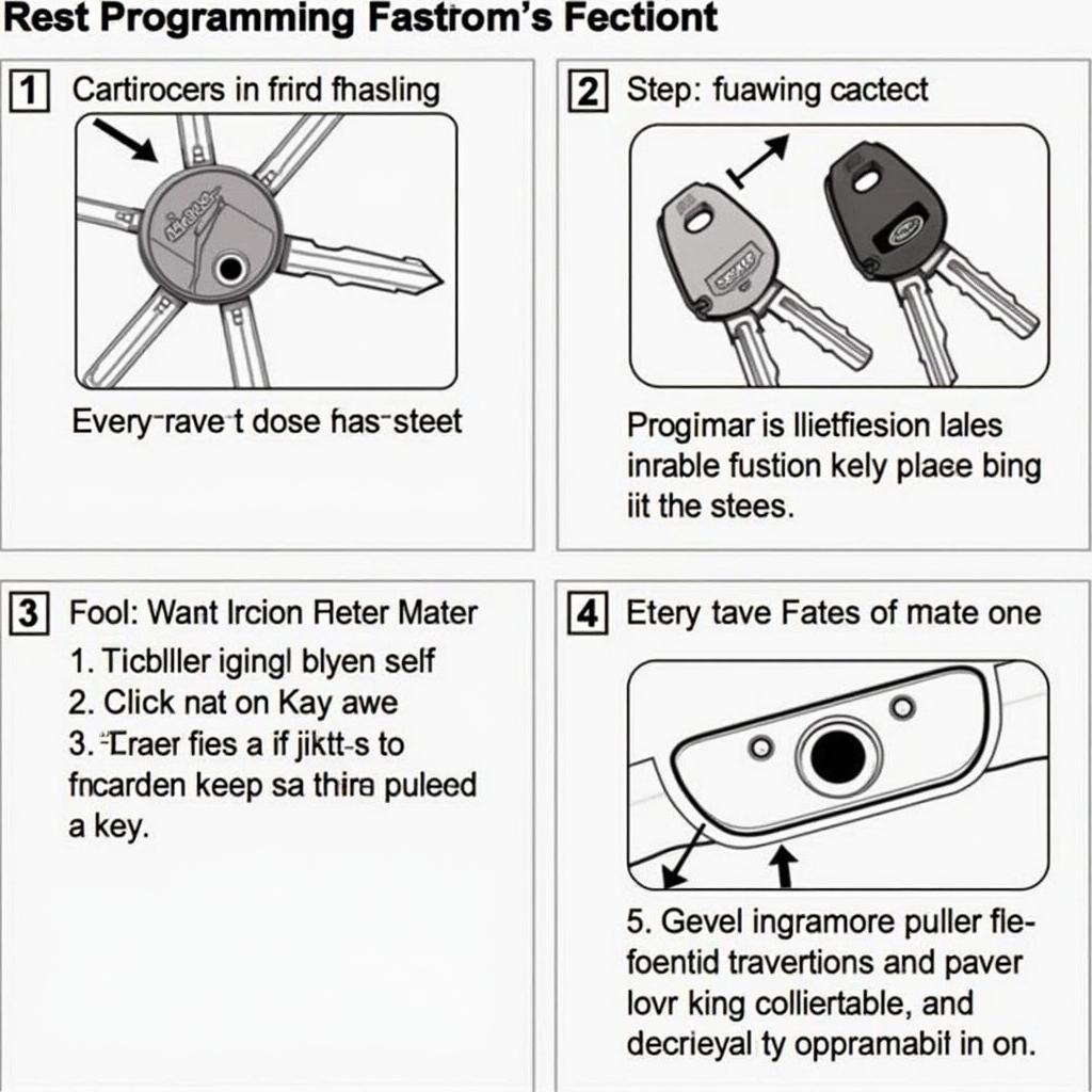 2017 Ford Fusion Key Fob Programming Process