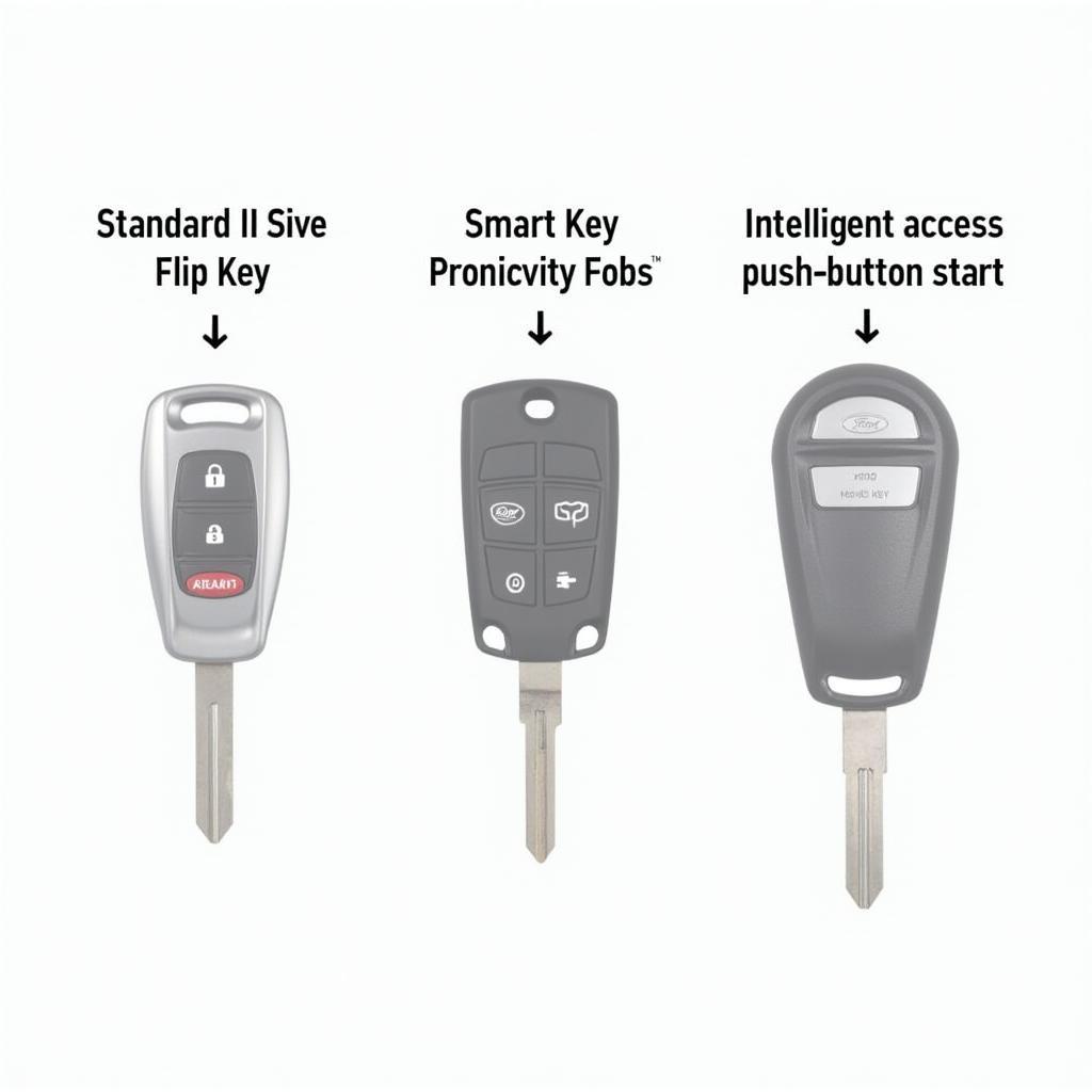 Different Types of 2017 Ford Key Fobs