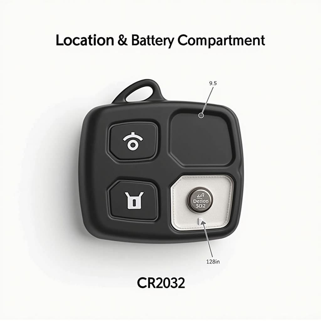 2017 GMC Acadia Key Fob Battery Location 