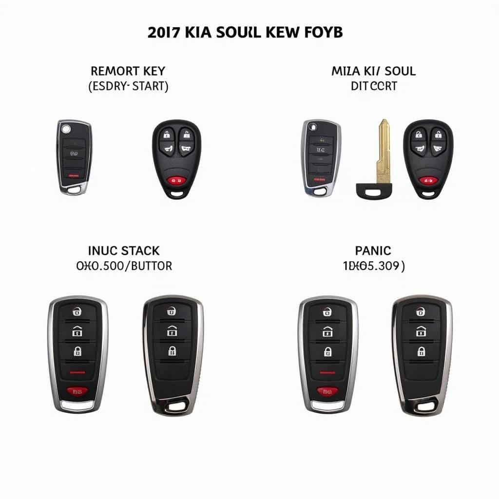 Comparison of Different 2017 Kia Soul Key Fob Types