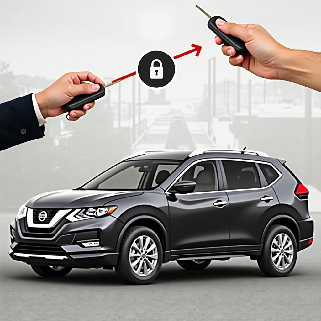 Testing the Range of a 2017 Nissan Rogue Key Fob