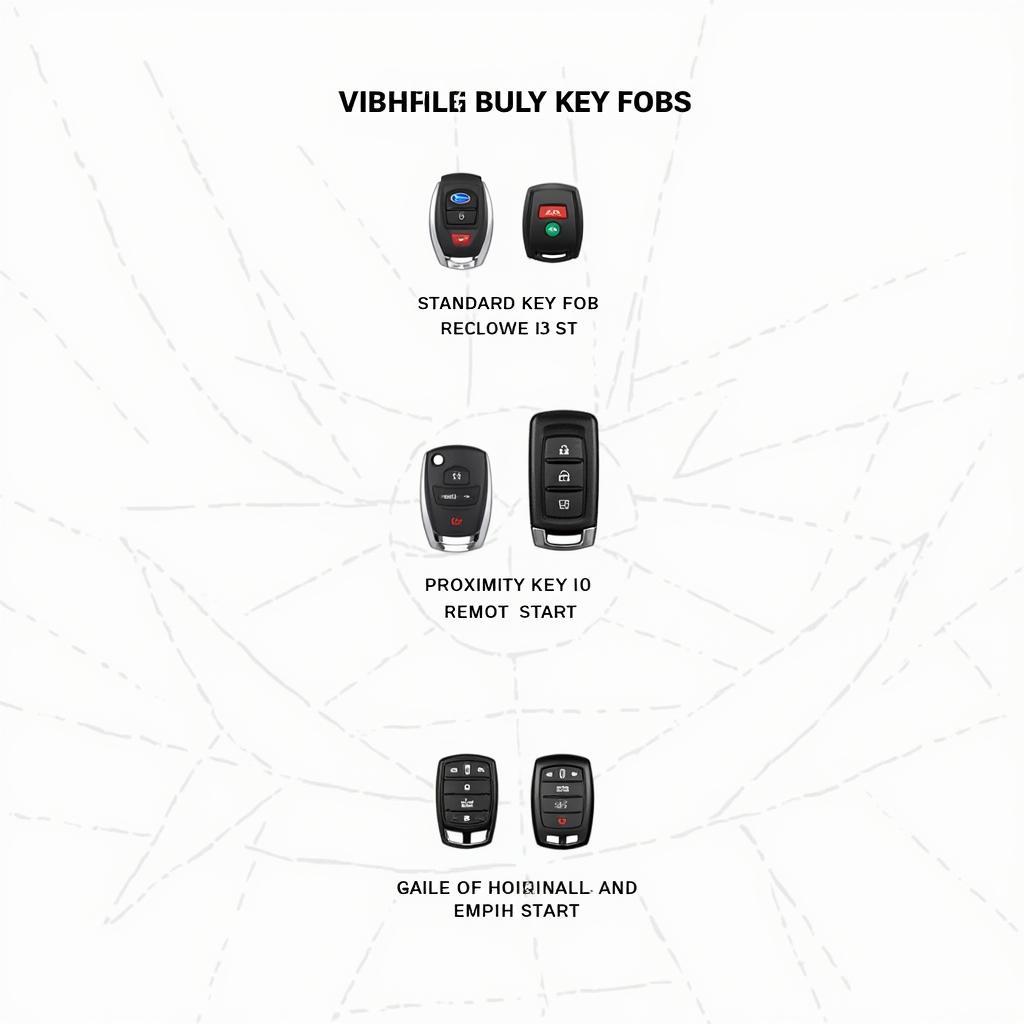 Different 2017 Subaru WRX Key Fob Types