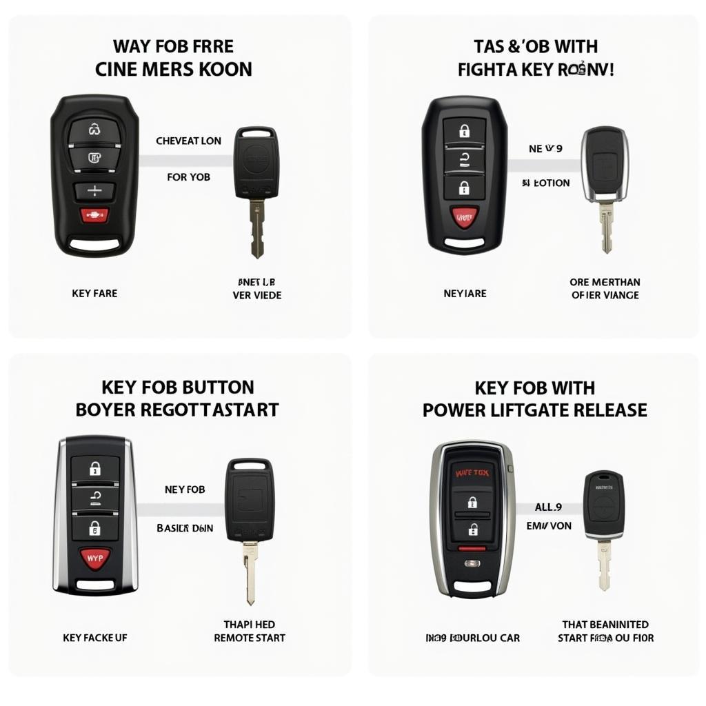 2017 Chevy Tahoe LS Key Fob Types