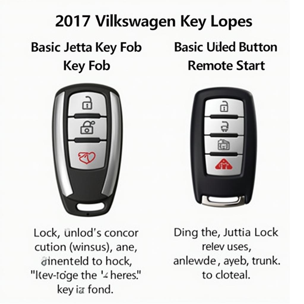 2017 VW Jetta Key Fob Types: Basic and Advanced Versions