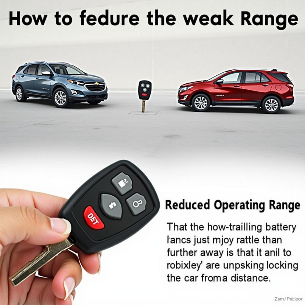 2018 Chevy Equinox Key Fob Showing Reduced Range due to Low Battery