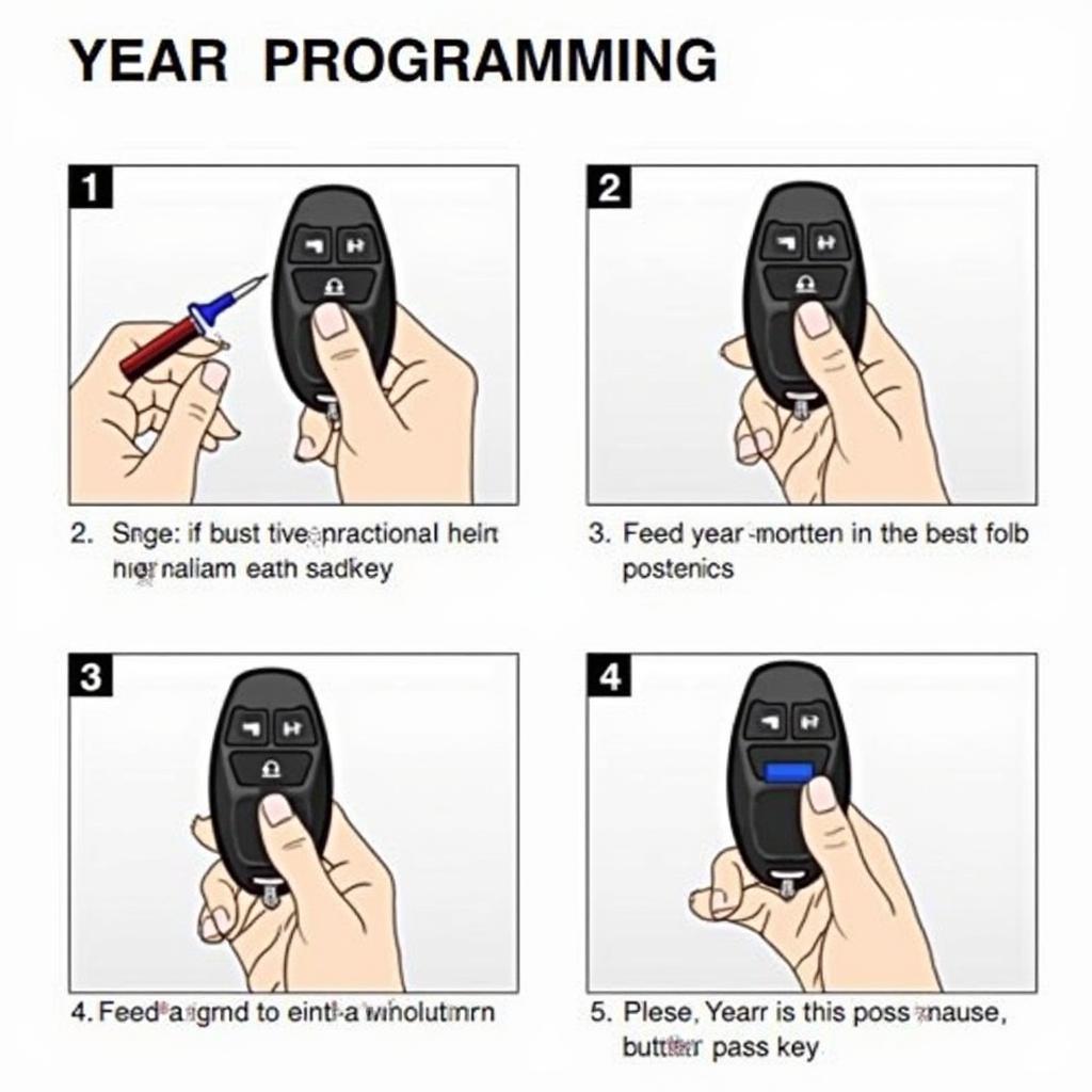 Step-by-step key fob programming for a 2018 Chevy Silverado