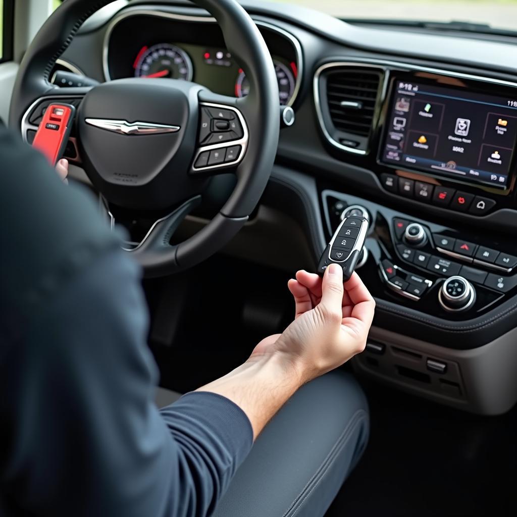 2018 Chrysler Pacifica Key Fob Programming using a Professional Diagnostic Tool