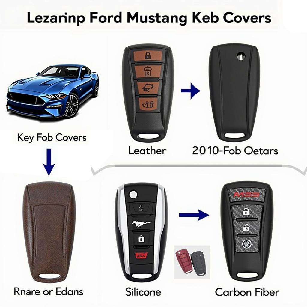 Different Types of Key Fob Covers for the 2018 Ford Mustang