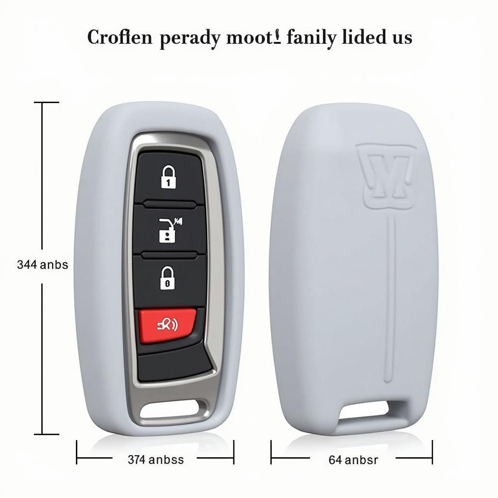 2018 GMC Acadia Key Fob Cover Protecting against Scratches and Damage