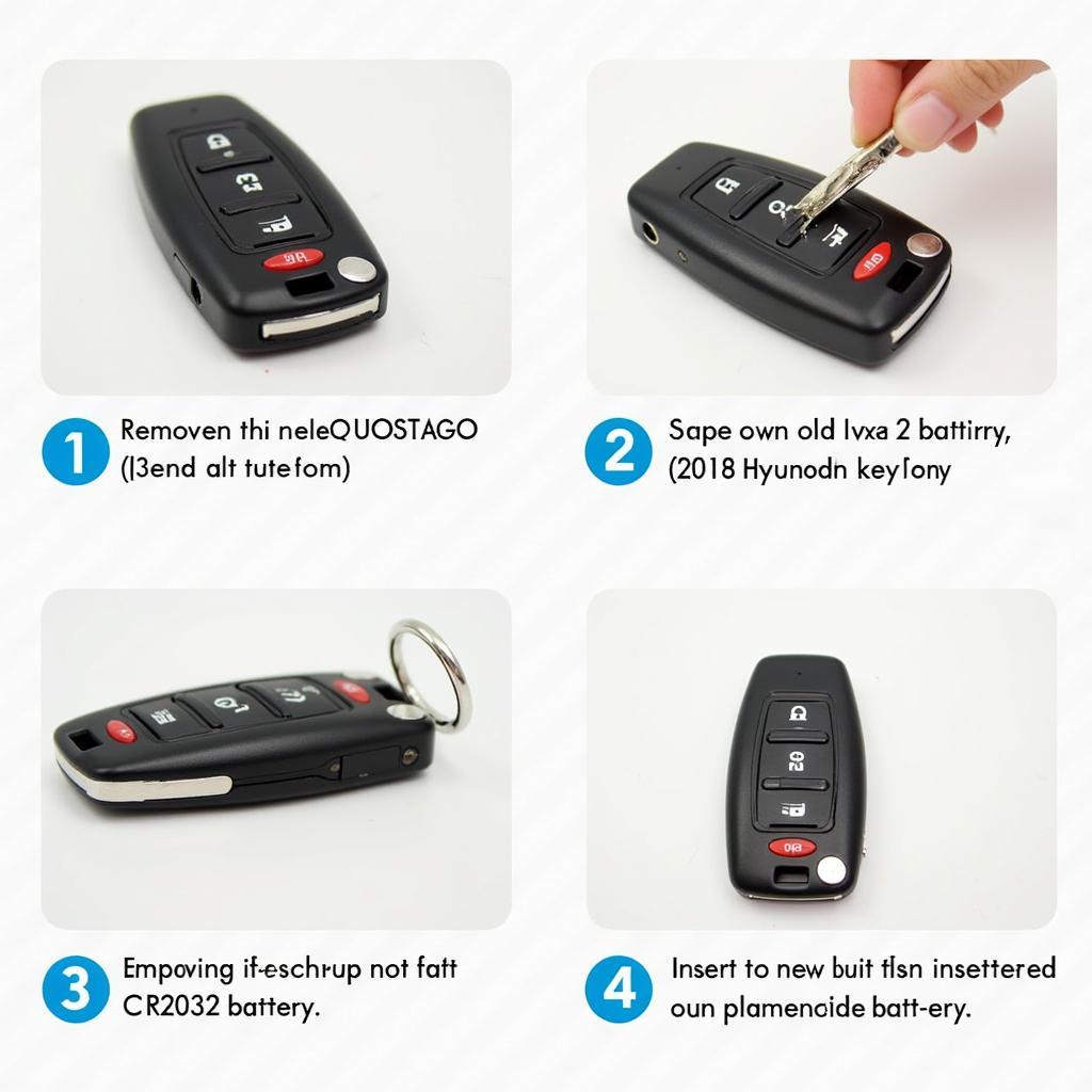 2018 Hyundai Ioniq Key Fob Battery Replacement Steps