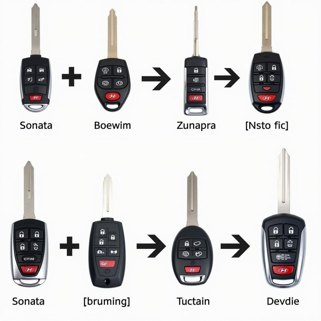 Different 2018 Hyundai Key Fob Types