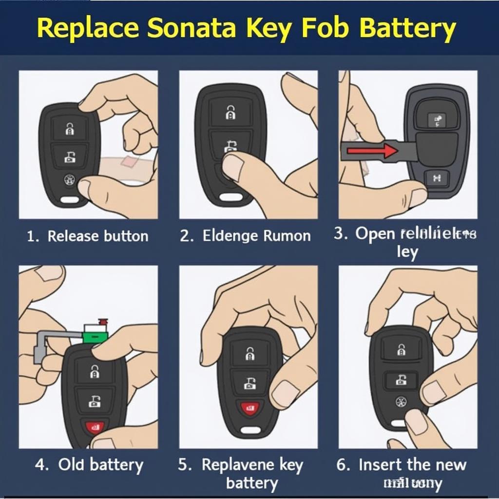 2018 Hyundai Sonata Key Fob Battery Replacement Steps