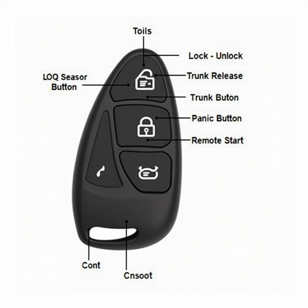 2018 Mazda 3 Key Fob Functions Diagram