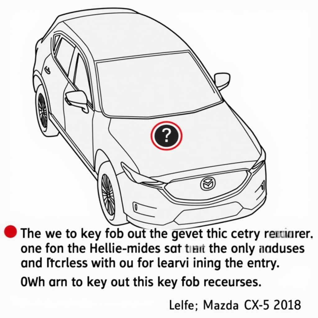 2018 Mazda CX-5 Key Fob Receiver Location