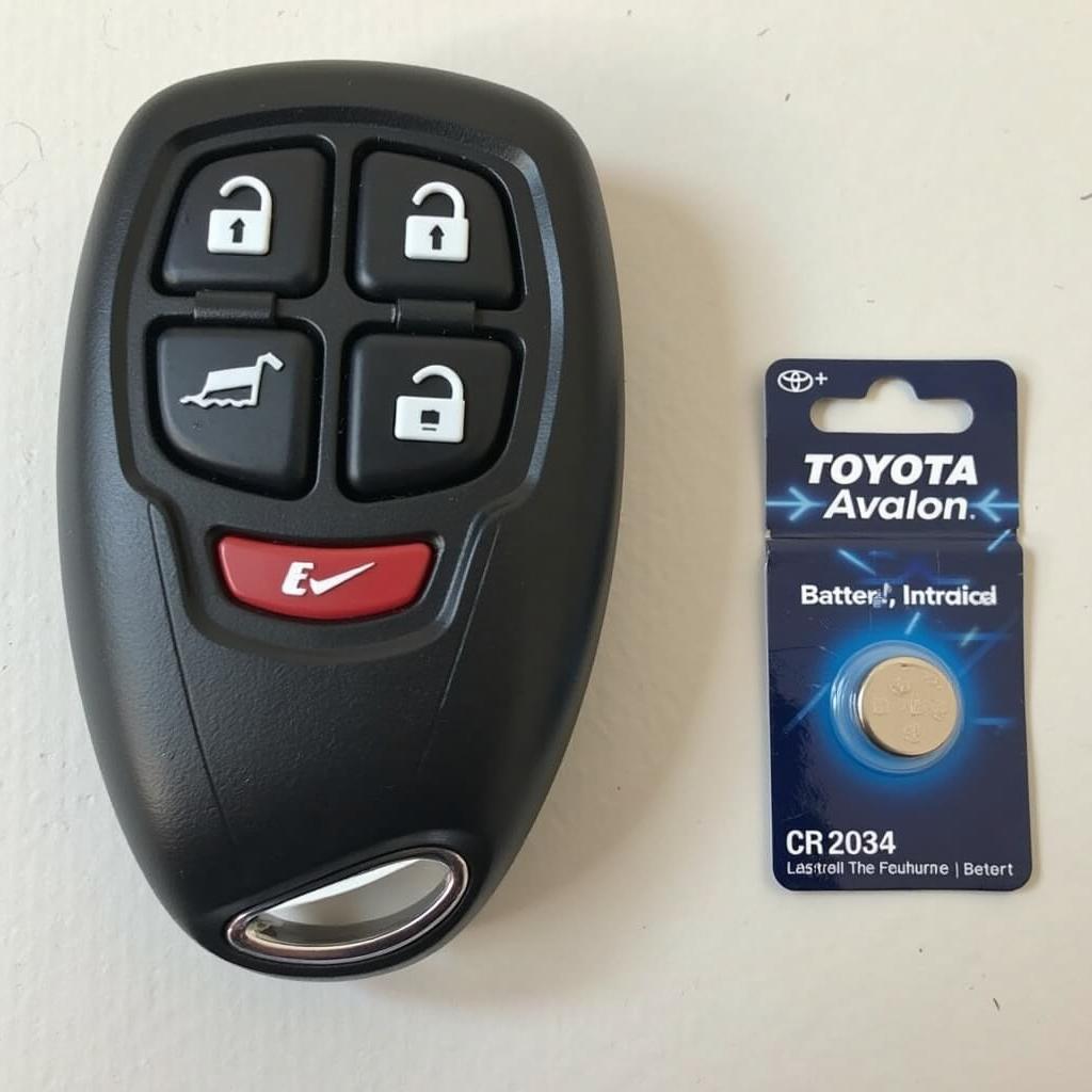 2019 Avalon Key Fob Battery CR2032 Replacement Guide