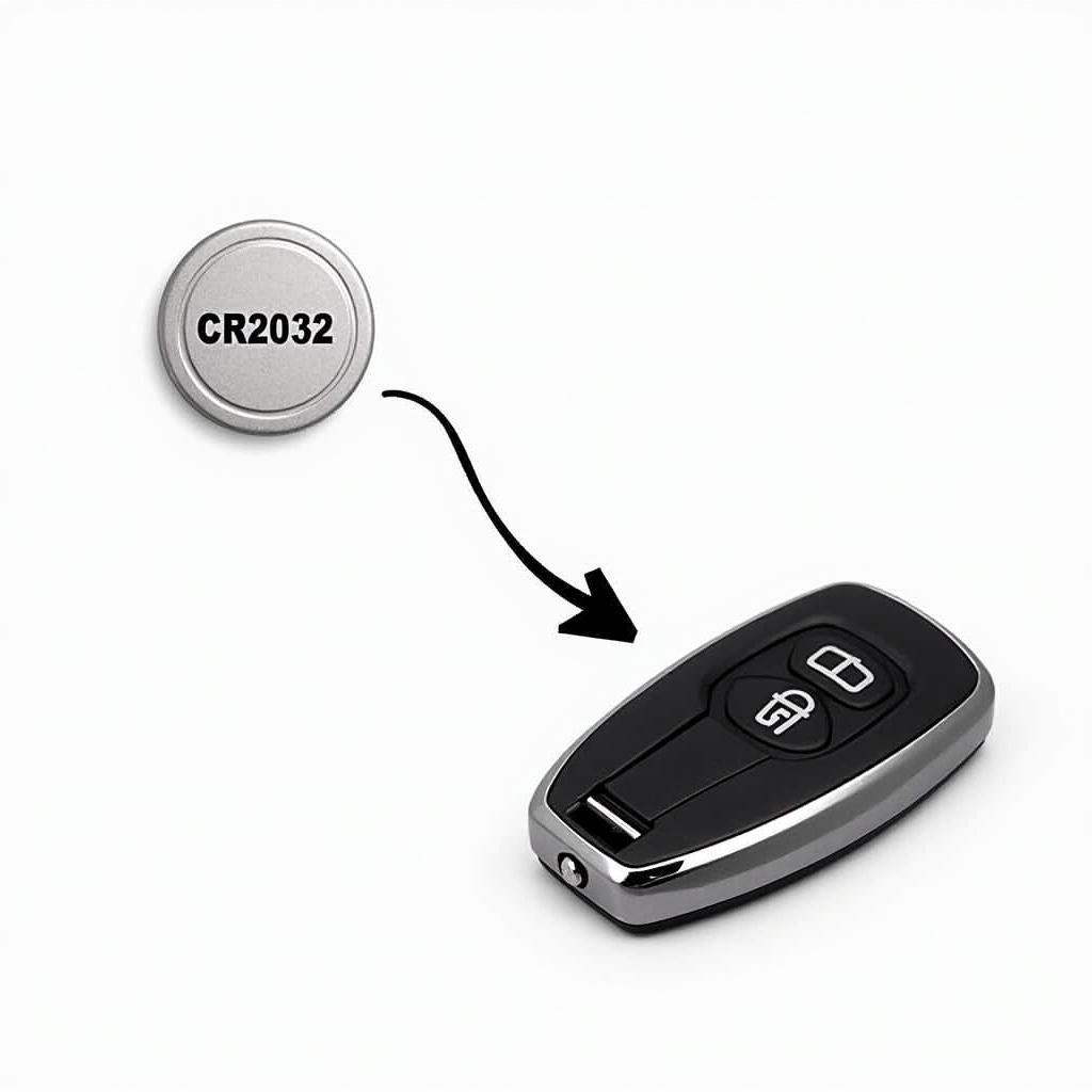 CR2032 Battery for Jeep Key Fob