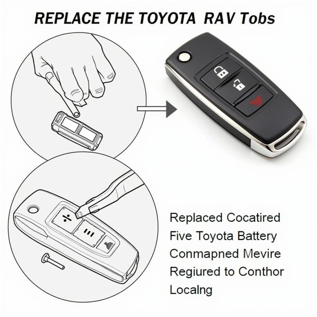 2019 Toyota RAV4 Key Fob Battery Replacement Guide