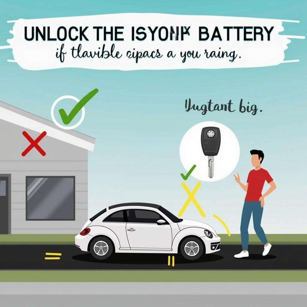 2019 VW Beetle Key Fob Low Battery Range Symptoms