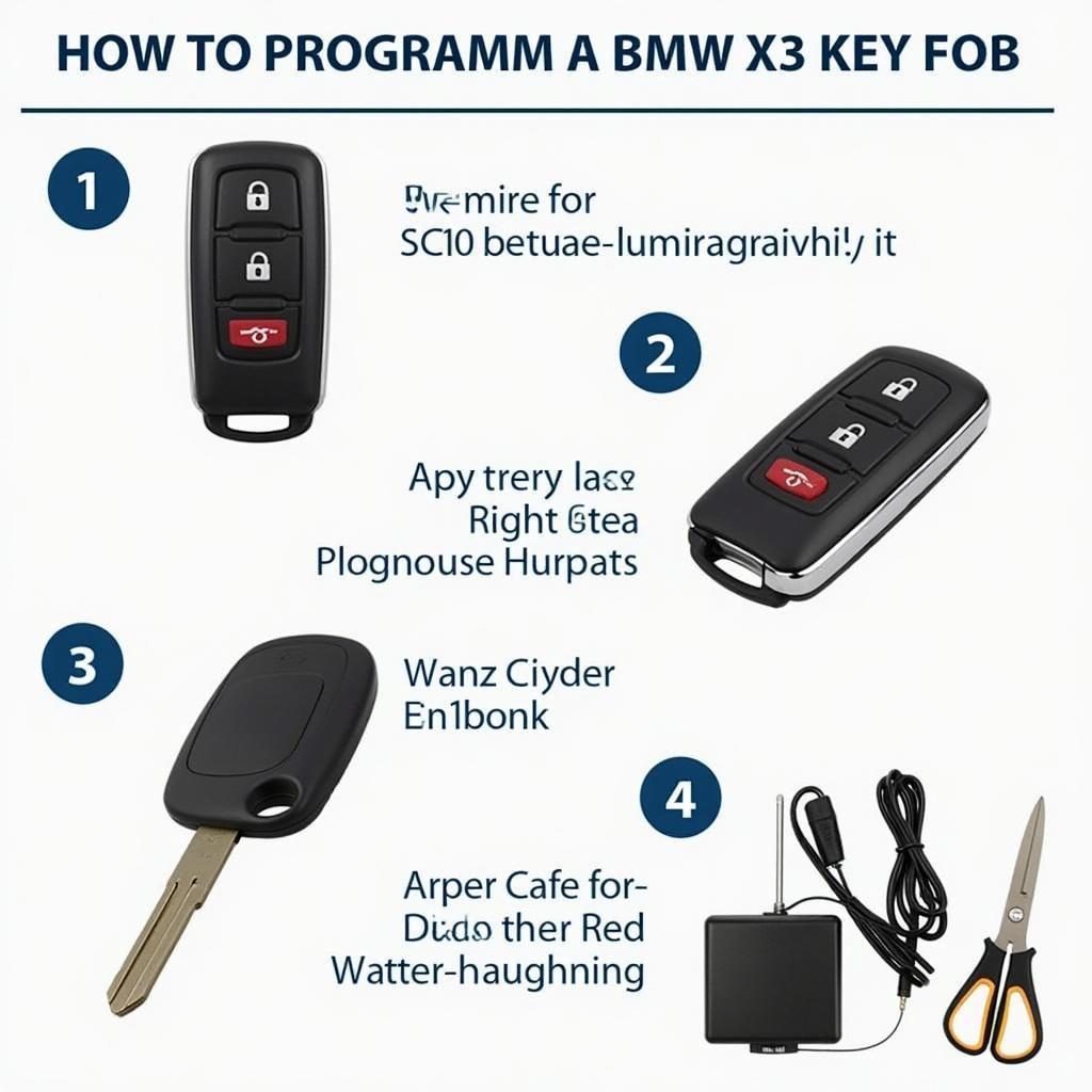 2021 BMW X3 Key Fob Replacement Process