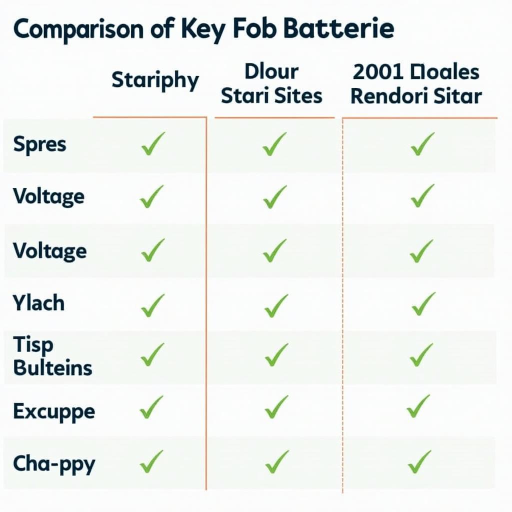 Different Types of Key Fob Batteries