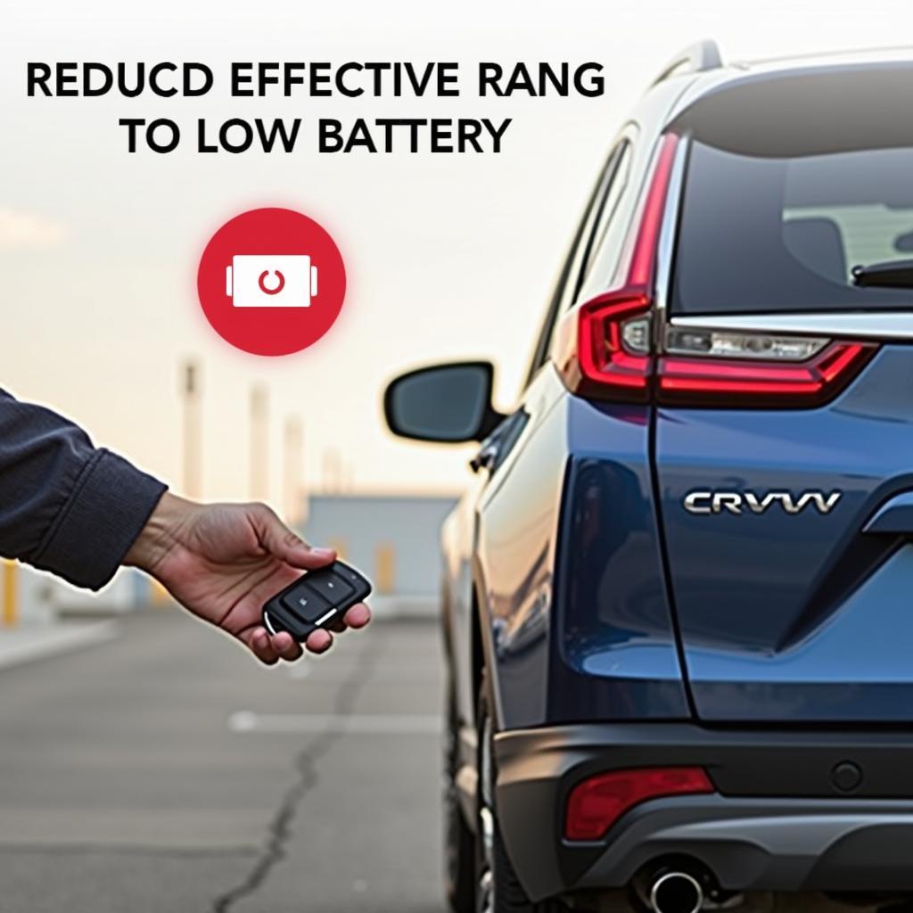 2021 CRV Key Fob Low Battery Range Reduced