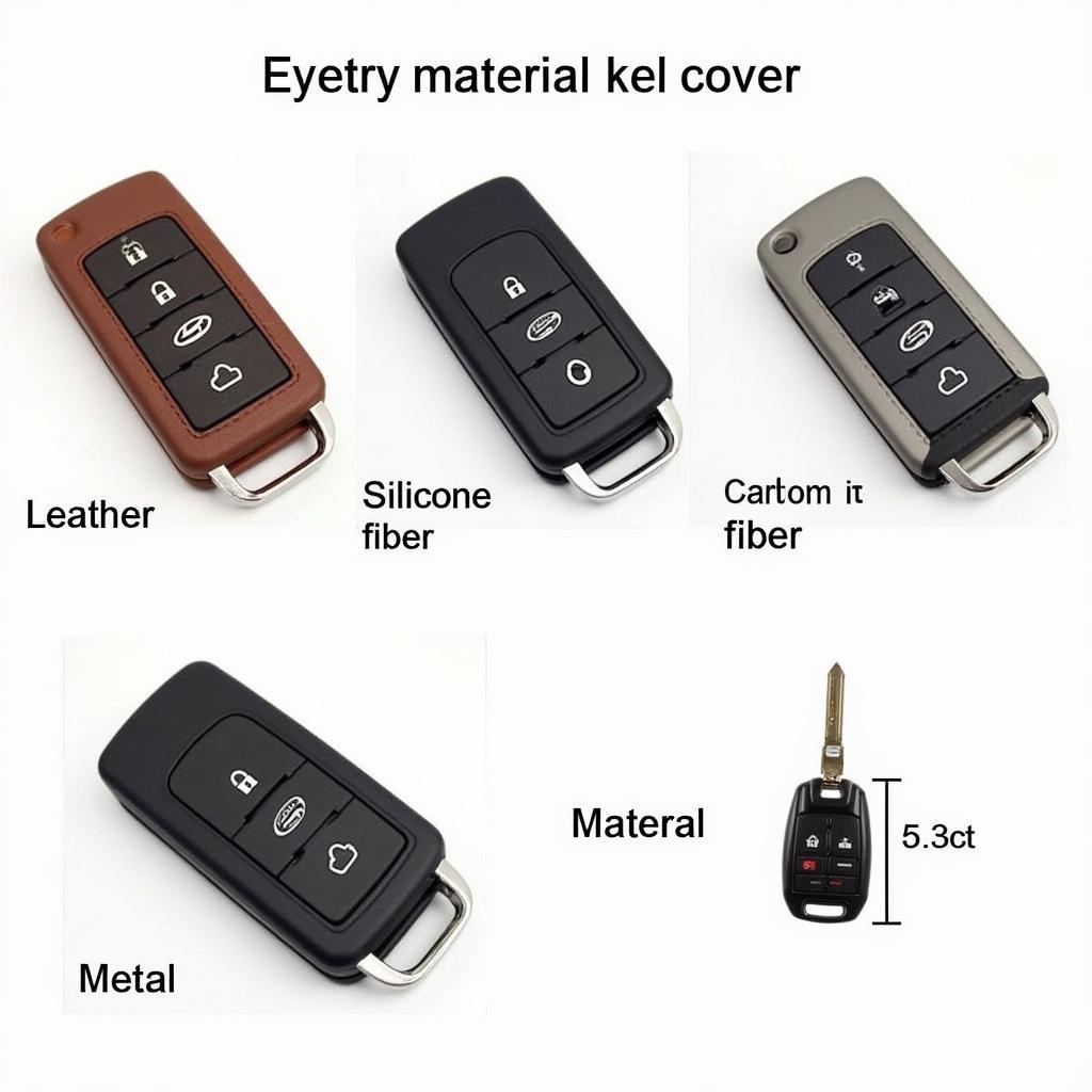 2021 Hyundai Palisade Key Fob Cover Materials: Leather, Silicone, Carbon Fiber, and Metal Options