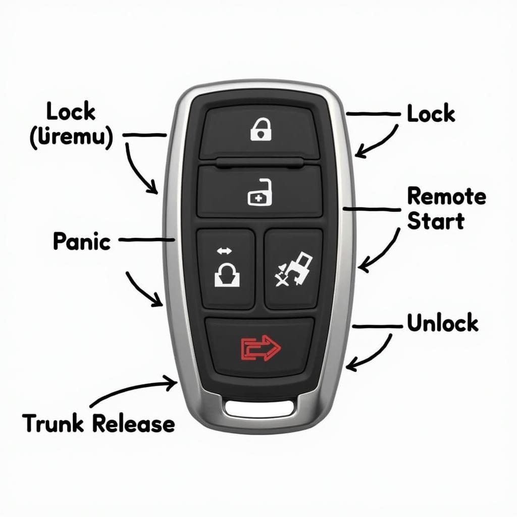 2022 Chevy Malibu Key Fob Buttons and Their Functions