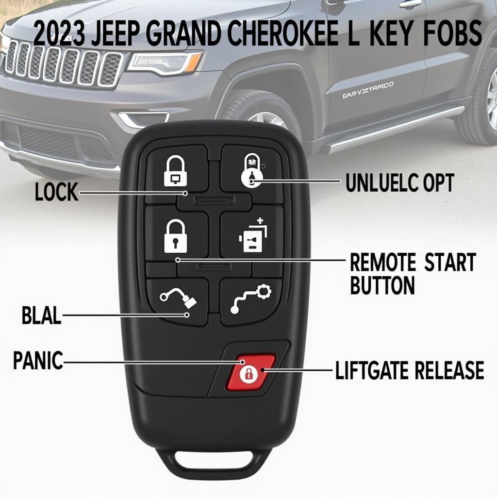 2023 Jeep Grand Cherokee L Key Fob Features and Buttons Explained