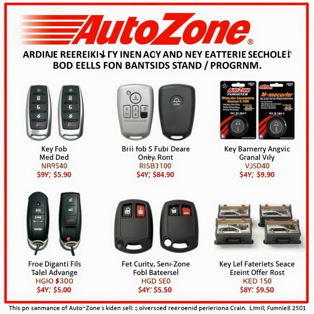 AutoZone Key Fob Replacement Options