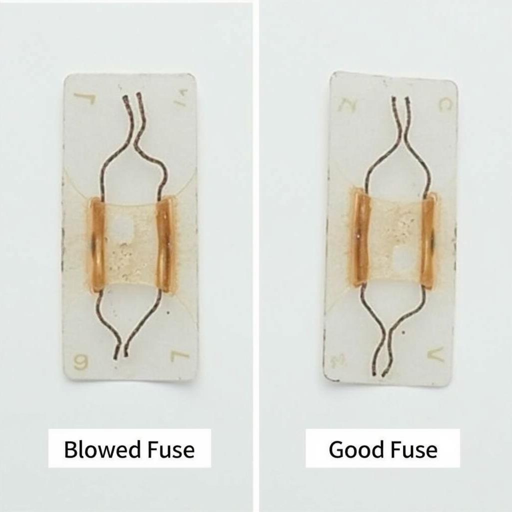 Blown Fuse vs. Good Fuse