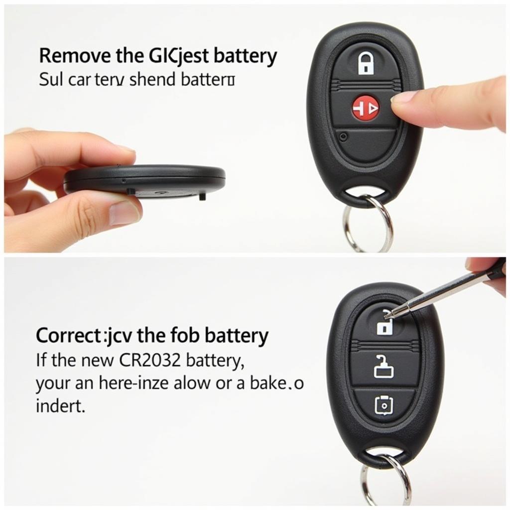 Replacing the battery in a BMW 320i key fob