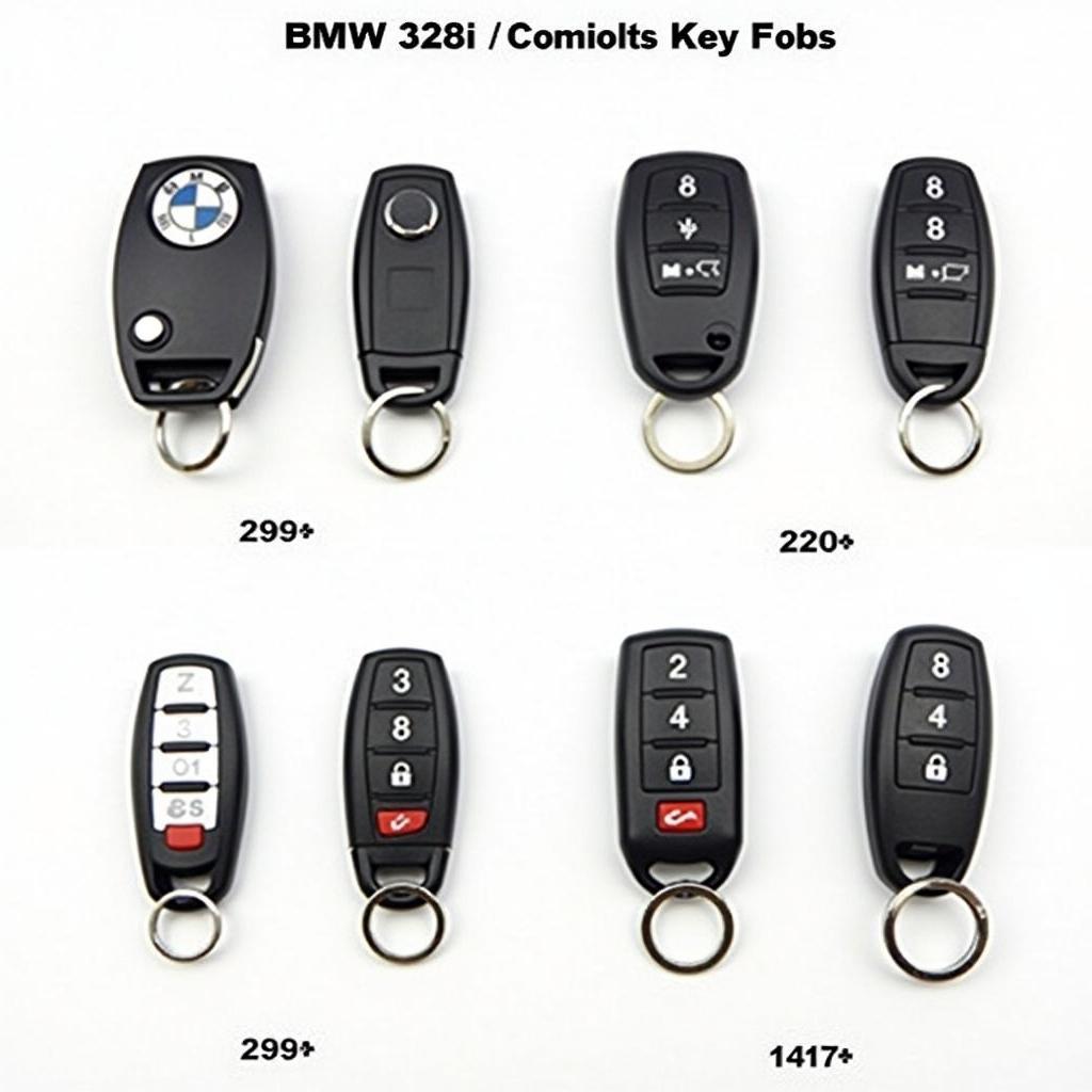 Different BMW 328i Key Fob Types