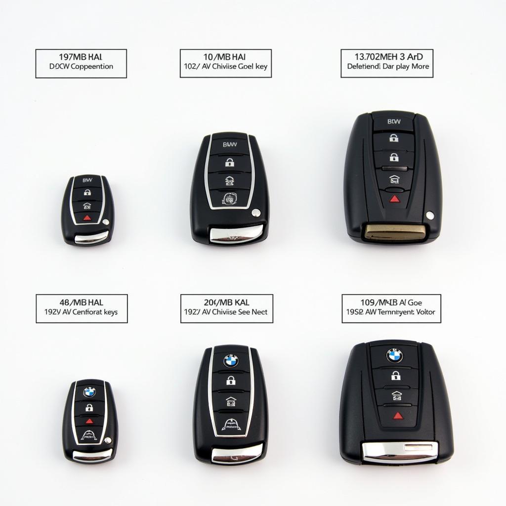 Different Types of BMW 7 Series Key Fobs